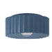 Justice Designs - CER-6187-MID - One Light Flush-Mount - Radiance - Midnight Sky