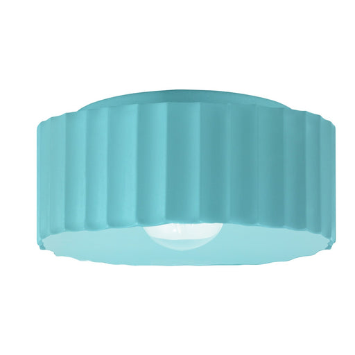 Justice Designs - CER-6187-RFPL - One Light Flush-Mount - Radiance - Reflecting Pool