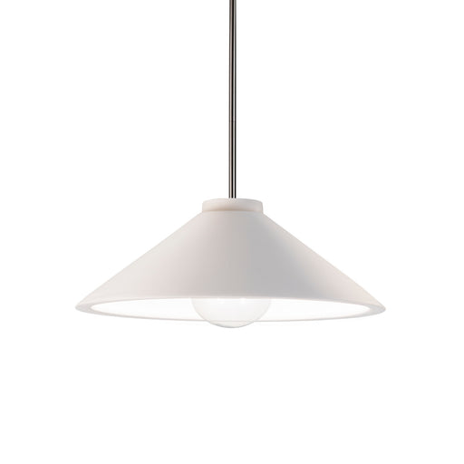 Radiance One Light Pendant Bisque