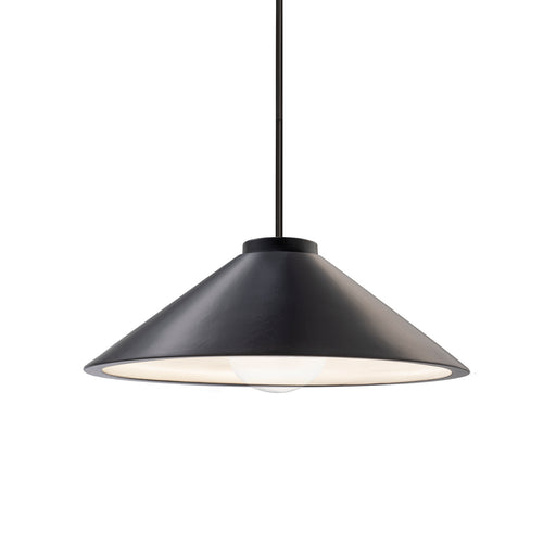 Radiance One Light Pendant Carbon - Matte Black