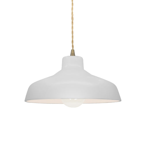 Radiance One Light Pendant Bisque