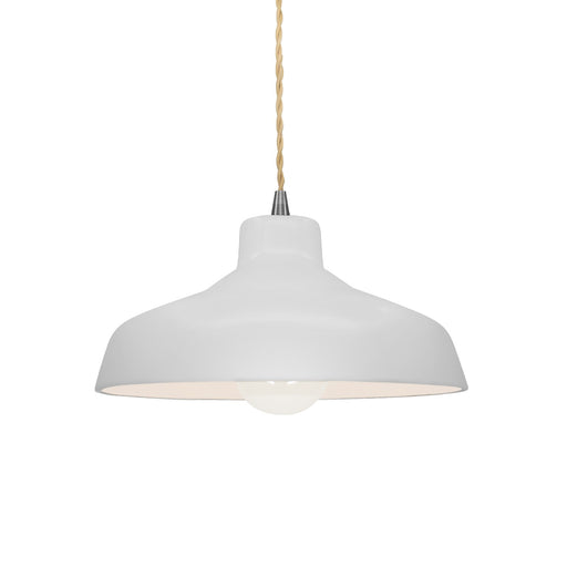 Radiance One Light Pendant Bisque