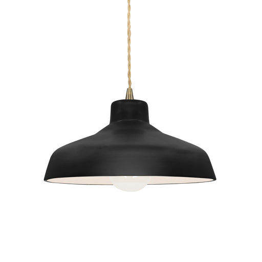 Radiance One Light Pendant Carbon - Matte Black