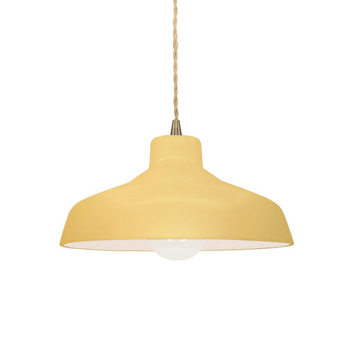 Radiance One Light Pendant Muted Yellow