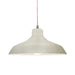 Justice Designs - CER-6263-CRK-NCKL-BEIG-TWST - One Light Pendant - Radiance - White Crackle