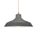Justice Designs - CER-6263-GRY-ABRS-BEIG-TWST - One Light Pendant - Radiance - Gloss Grey
