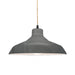 Justice Designs - CER-6263-GRY-MBLK-BEIG-TWST - One Light Pendant - Radiance - Gloss Grey