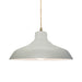 Justice Designs - CER-6263-MAT-ABRS-BEIG-TWST - One Light Pendant - Radiance - Matte White
