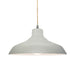 Justice Designs - CER-6263-MAT-NCKL-BEIG-TWST - One Light Pendant - Radiance - Matte White