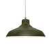 Justice Designs - CER-6263-MGRN-NCKL-BEIG-TWST - One Light Pendant - Radiance - Matte Green