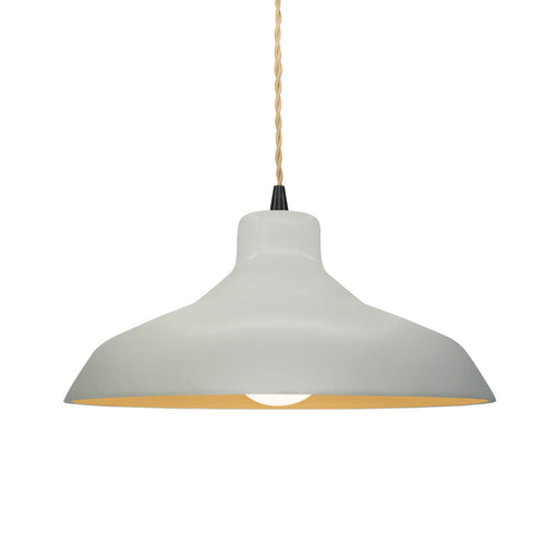 Radiance One Light Pendant Matte White w/ Champagne Gold