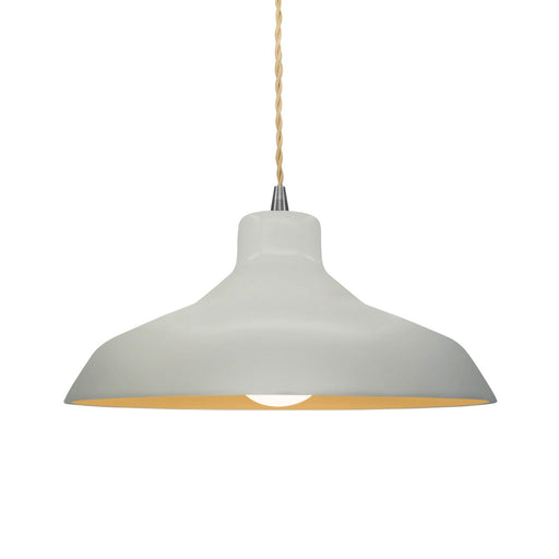 Radiance One Light Pendant Matte White w/ Champagne Gold