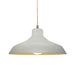 Justice Designs - CER-6263-MTGD-NCKL-BEIG-TWST - One Light Pendant - Radiance - Matte White w/ Champagne Gold