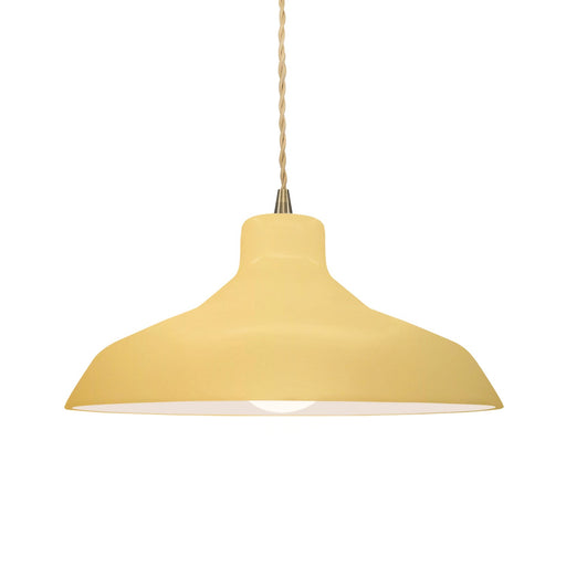 Radiance One Light Pendant Muted Yellow