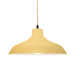 Justice Designs - CER-6263-MYLW-MBLK-BEIG-TWST - One Light Pendant - Radiance - Muted Yellow