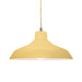 Justice Designs - CER-6263-MYLW-NCKL-BEIG-TWST - One Light Pendant - Radiance - Muted Yellow