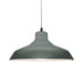 Justice Designs - CER-6263-PWGN-MBLK-BEIG-TWST - One Light Pendant - Radiance - Pewter Green