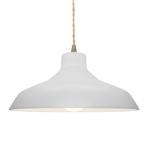 Radiance One Light Pendant Bisque
