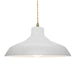 Justice Designs - CER-6265-BIS-ABRS-BEIG-TWST - One Light Pendant - Radiance - Bisque