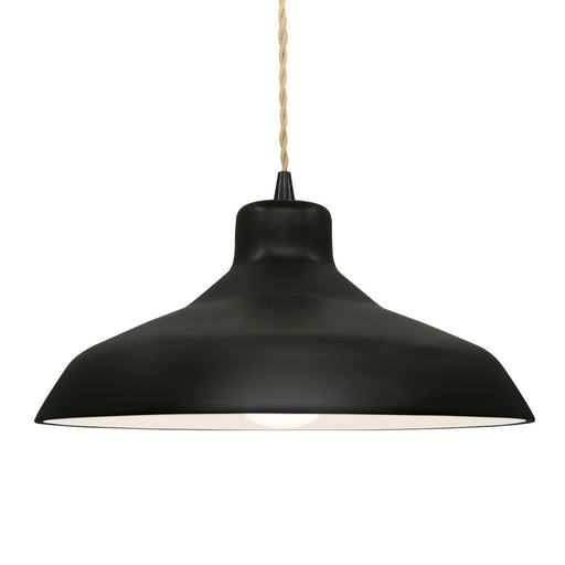 Radiance One Light Pendant Carbon - Matte Black