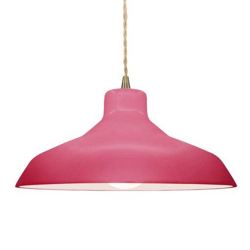 Radiance One Light Pendant Cerise