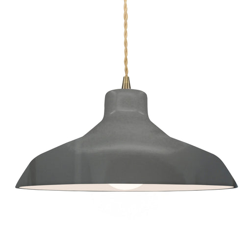 Radiance One Light Pendant Gloss Grey