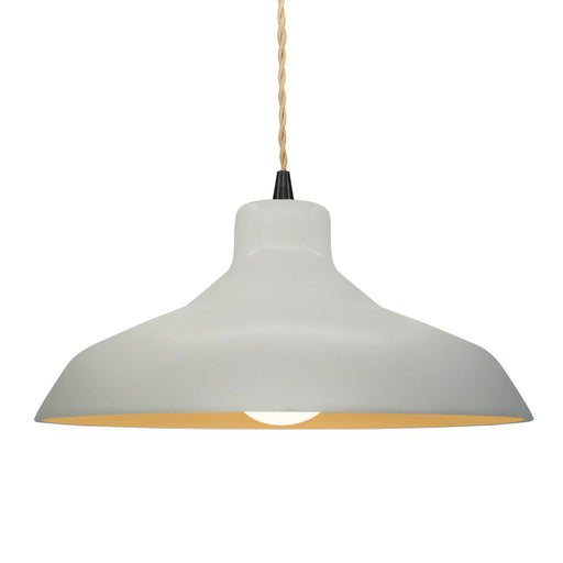 Radiance One Light Pendant Matte White w/ Champagne Gold