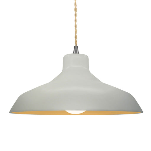 Radiance One Light Pendant Matte White w/ Champagne Gold
