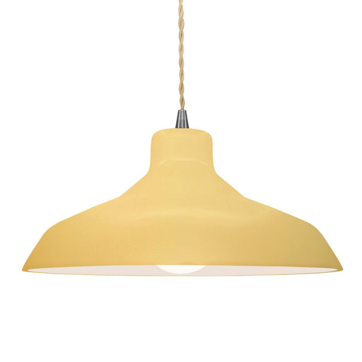 Radiance One Light Pendant Muted Yellow