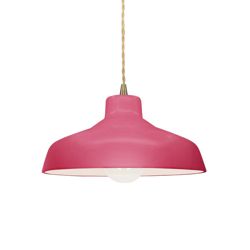 Radiance One Light Pendant Cerise
