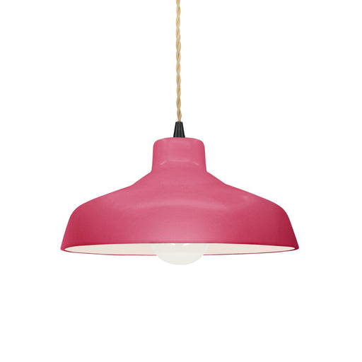 Radiance One Light Pendant Cerise