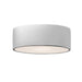 Justice Designs - CER-6290-WHT - LED Flush-Mount - Radiance - Gloss White