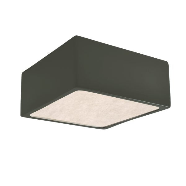 Justice Designs - CER-6295-PWGN - LED Flush-Mount - Radiance - Pewter Green