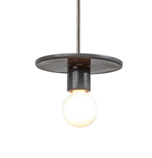 Radiance One Light Pendant Gloss Grey