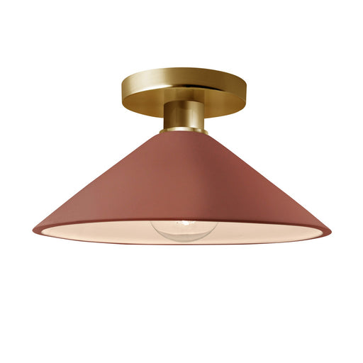 Radiance One Light Semi-Flush Mount Canyon Clay