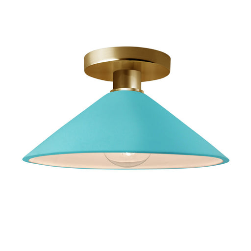 Radiance One Light Semi-Flush Mount Reflecting Pool