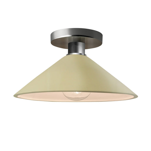 Radiance One Light Semi-Flush Mount Vanilla (Gloss)