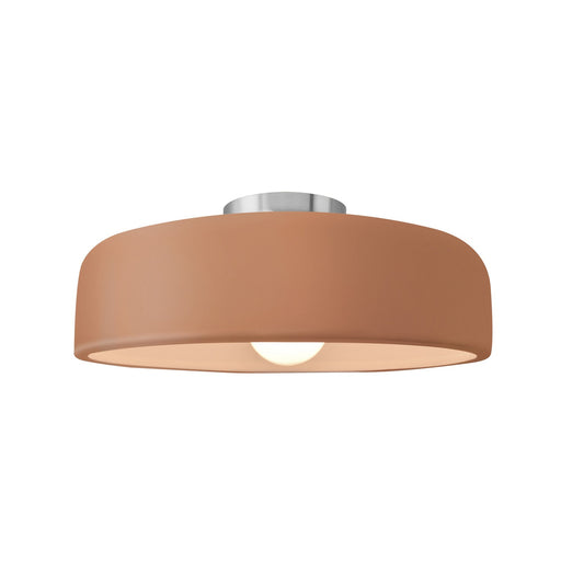 Radiance One Light Semi-Flush Mount Adobe