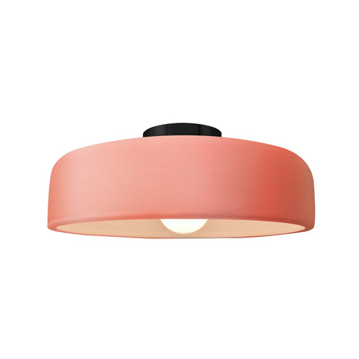 Radiance One Light Semi-Flush Mount Gloss Blush