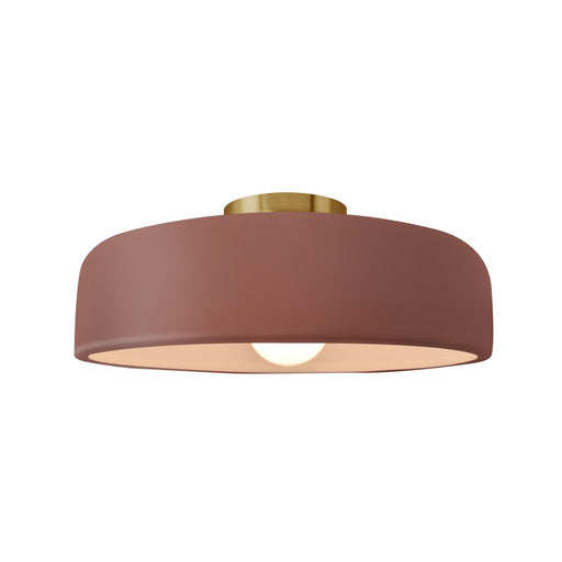 Radiance One Light Semi-Flush Mount Canyon Clay