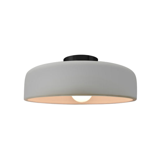 Radiance One Light Semi-Flush Mount Matte White