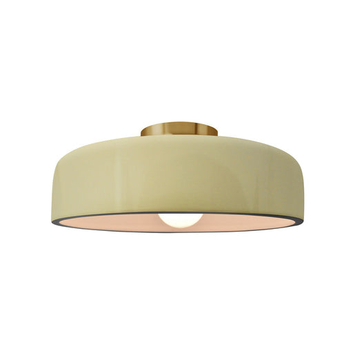 Radiance One Light Semi-Flush Mount Vanilla (Gloss)