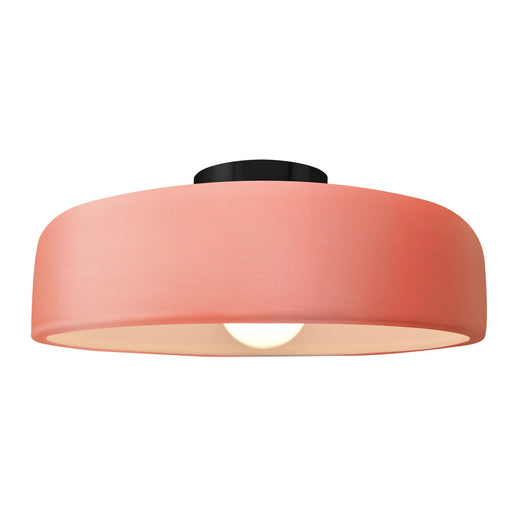 Radiance One Light Semi-Flush Mount Gloss Blush