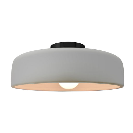 Radiance One Light Semi-Flush Mount Matte White