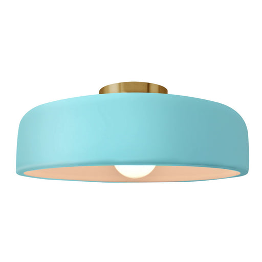 Radiance One Light Semi-Flush Mount Reflecting Pool