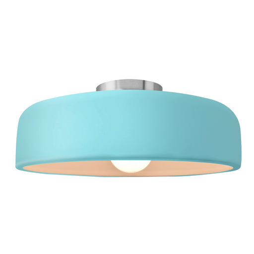 Radiance One Light Semi-Flush Mount Reflecting Pool