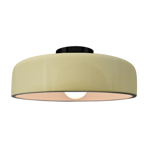 Radiance One Light Semi-Flush Mount Vanilla (Gloss)