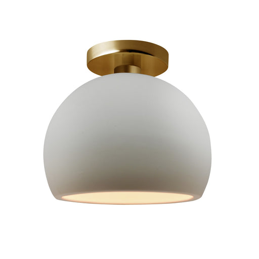 Radiance One Light Semi-Flush Mount Bisque