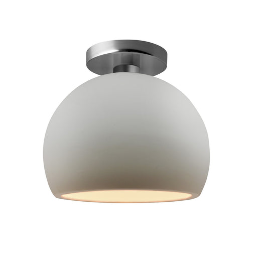 Radiance One Light Semi-Flush Mount Bisque