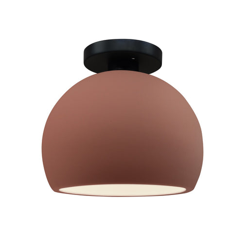 Radiance One Light Semi-Flush Mount Canyon Clay